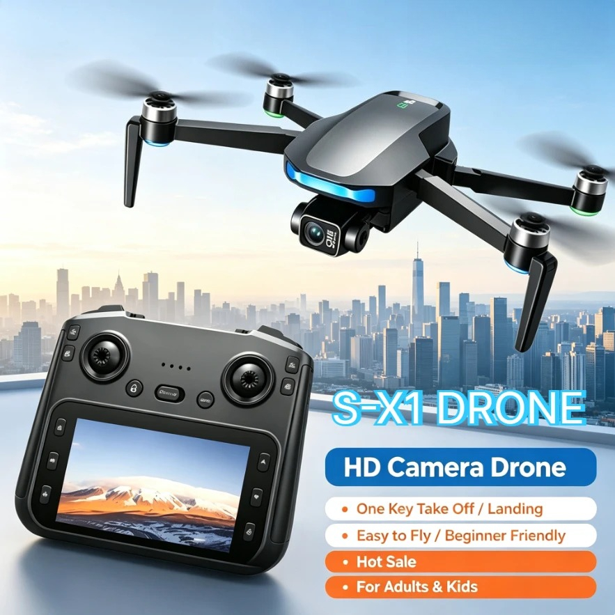 Drone Gimbal 3 Axis - 오리지널 S-X1 GPS 드론 8K HD
