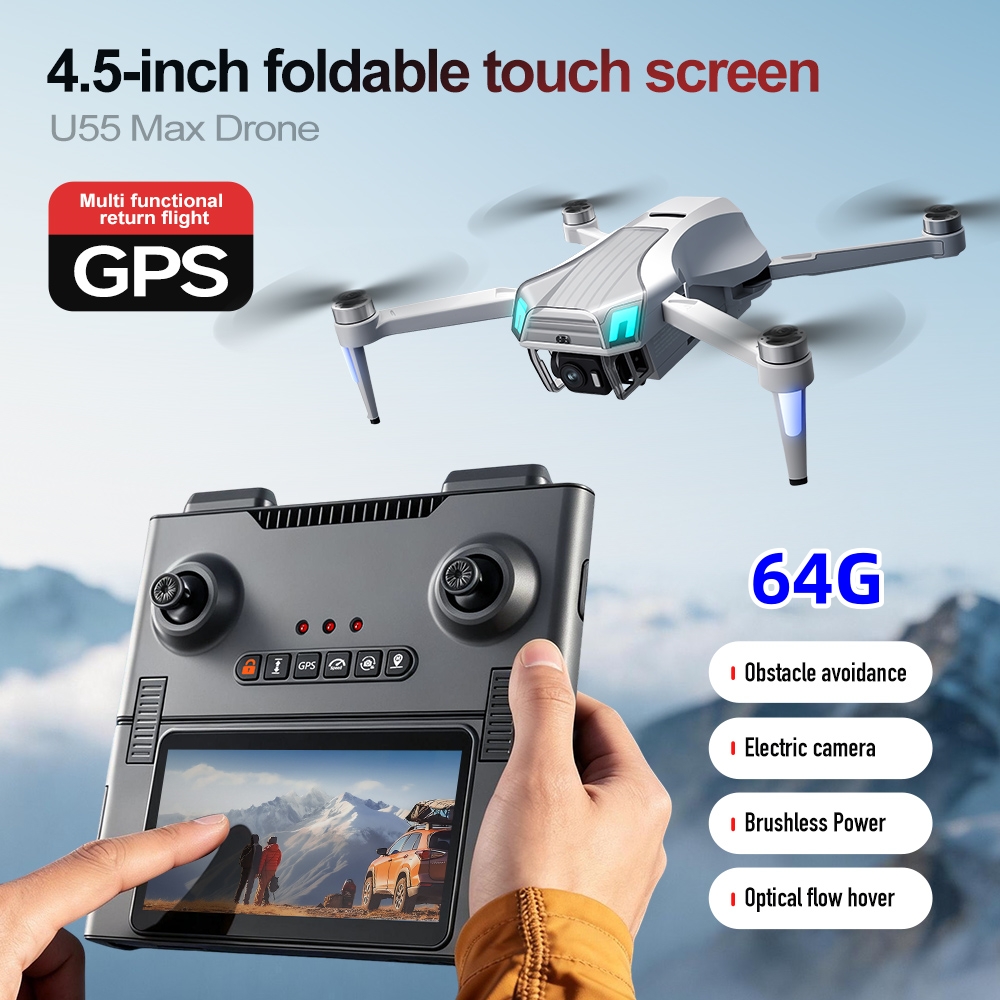NCZOBOE U55 RC 드론 HD 듀얼 카메라 Wi - Drone Gimbal 2 Axis 리뷰 및 가격
