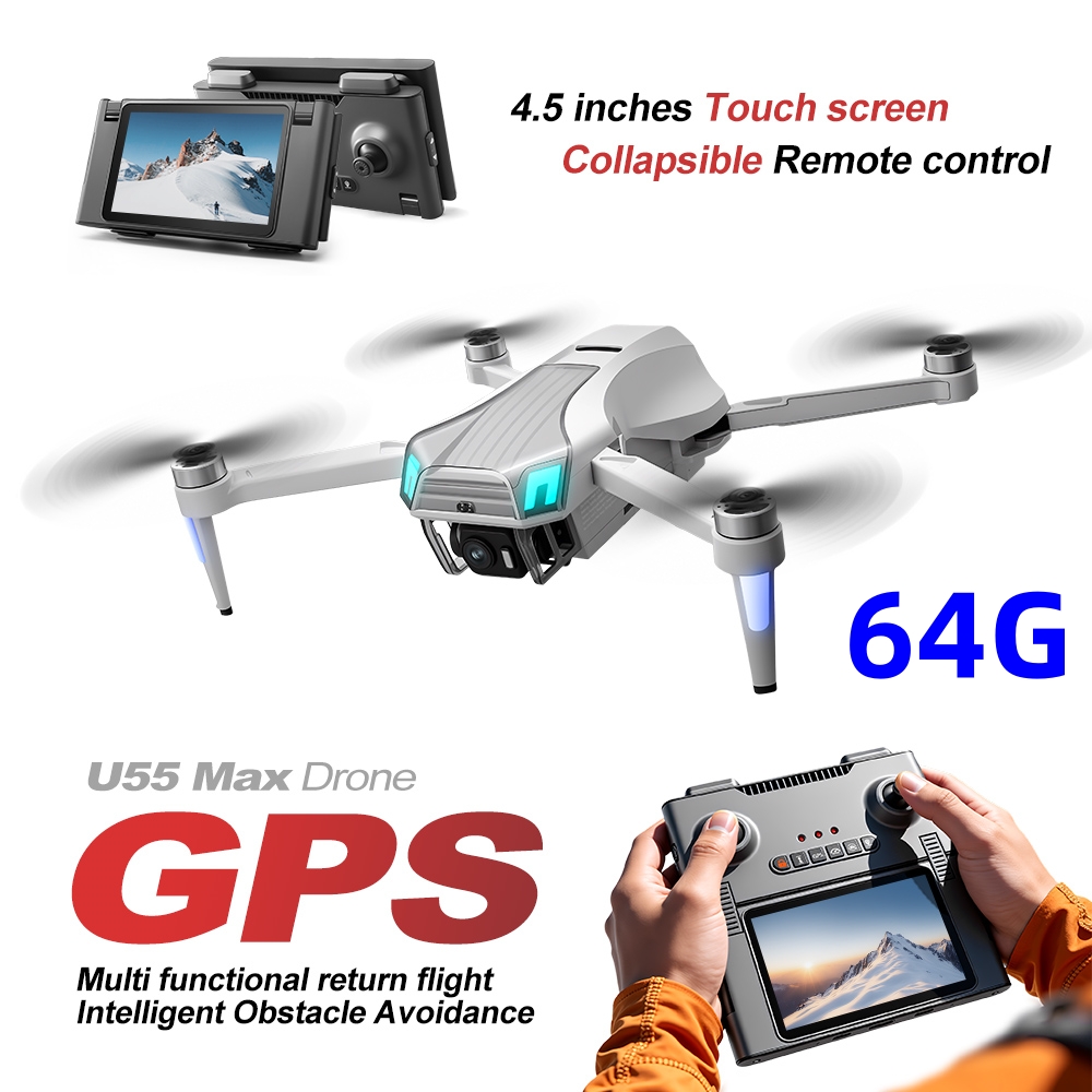 NCZOBOE U55 RC 드론 HD 듀얼 카메라 Wi - Drone Gimbal 2 Axis 리뷰 및 가격
